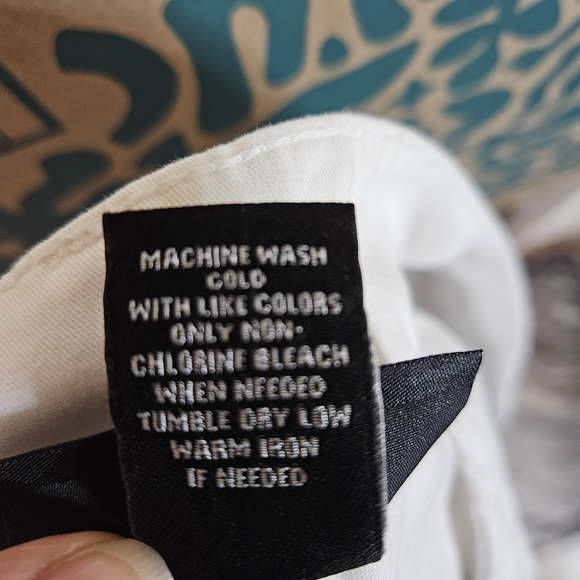 Lane Bryant City Chino Shorts White Cotton Stretch 5" Summer Womens Plus Size 28 - Picture 7 of 12